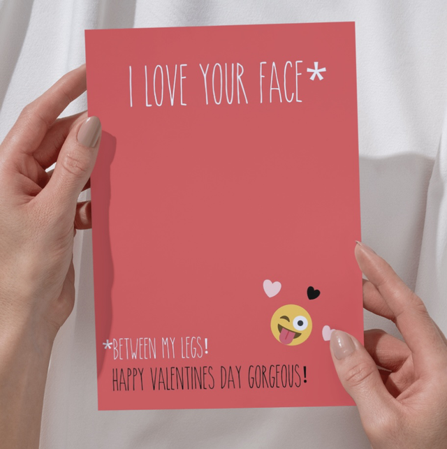 Card - I Love Your Face