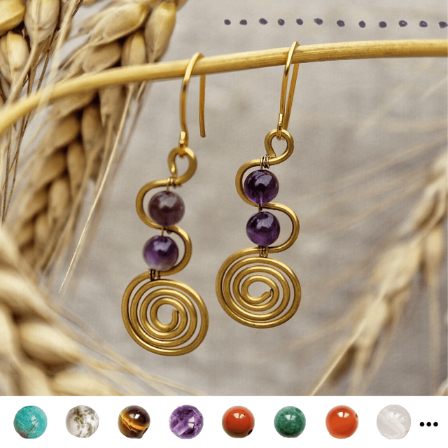 Boucle tourbillon en laiton