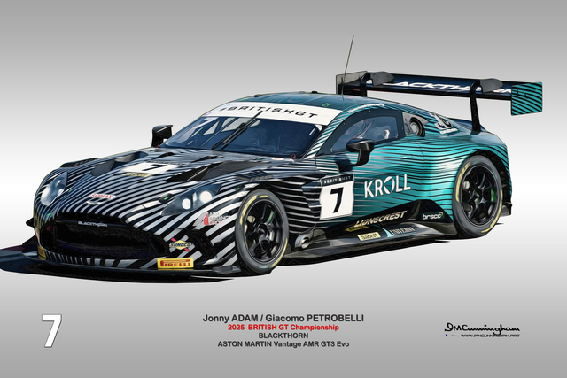 C250407 Aston Martin AMR Vantage GT3EVO British GT 25 Blackthorn #7 DNPK _ICA8874