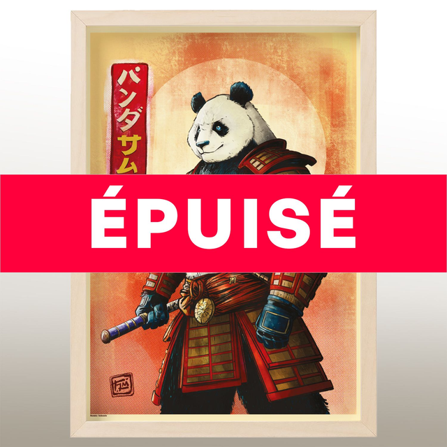 PANDA SAMURAI Format A4