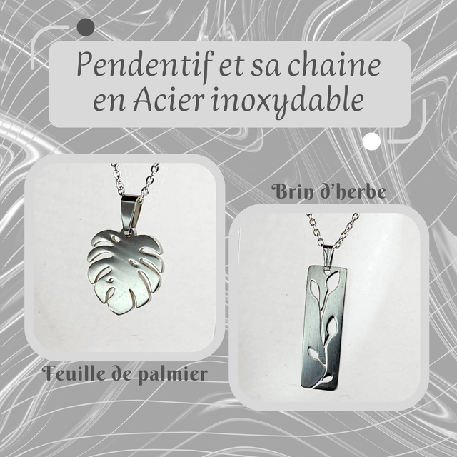Pendentif S - Thème &quot;Nature&quot;
