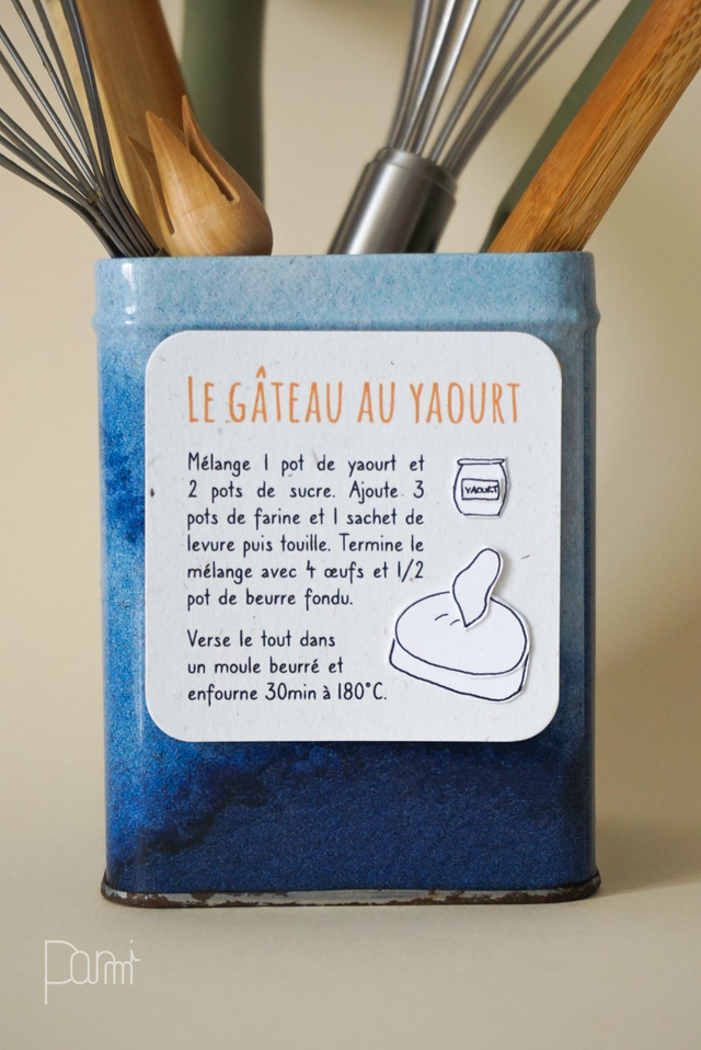 Le gâteau au yaourt • recette aimantée