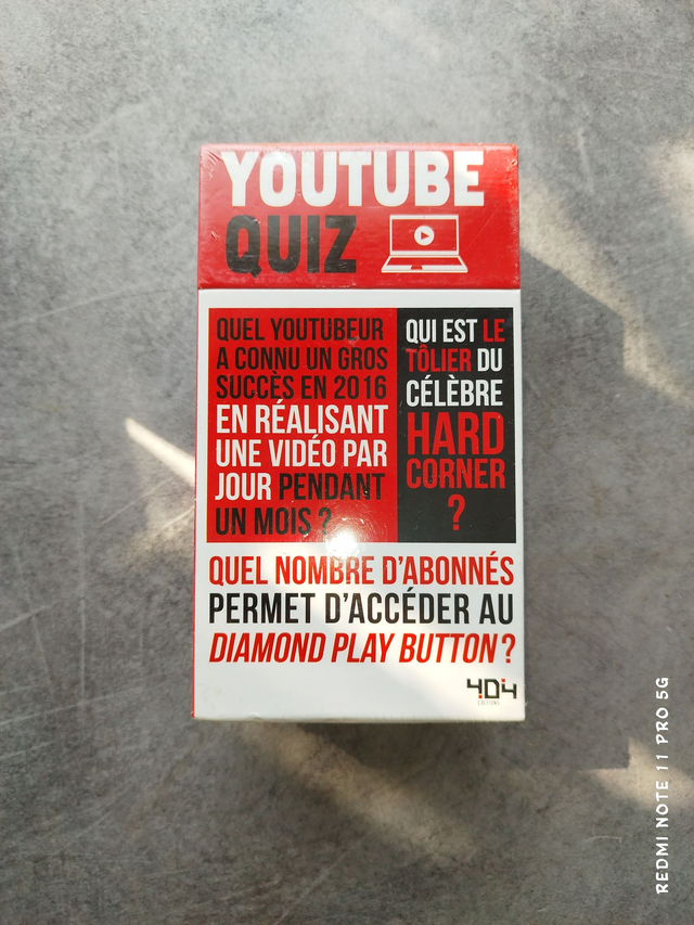 Jeu de Cartes – YouTube Quiz