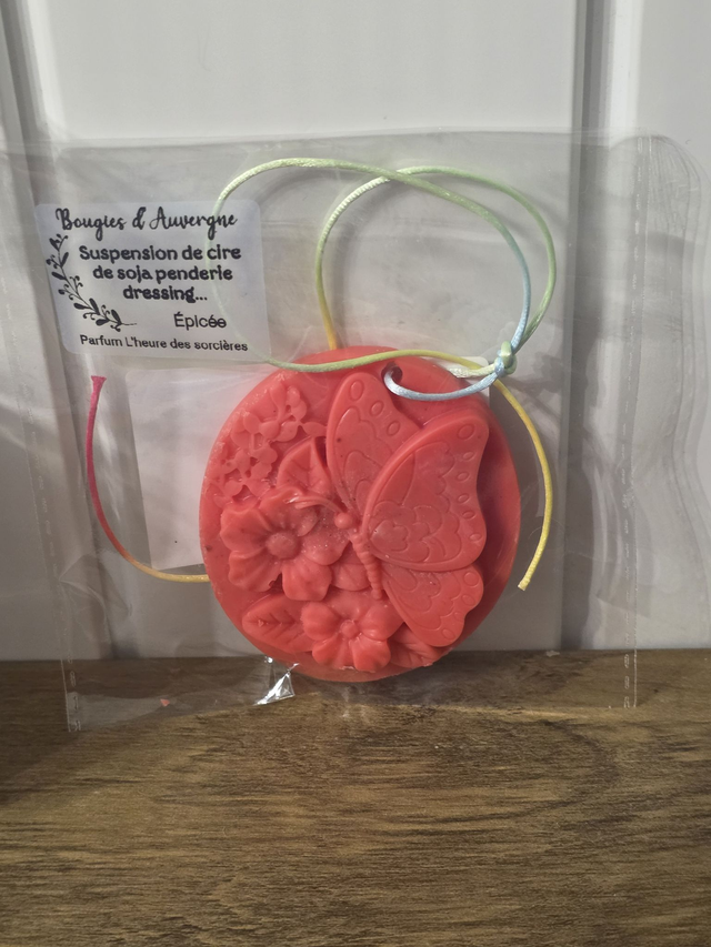 Suspension de cire de soja parfum l&#039;heure des sorcières 