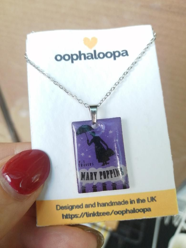 Book necklaces