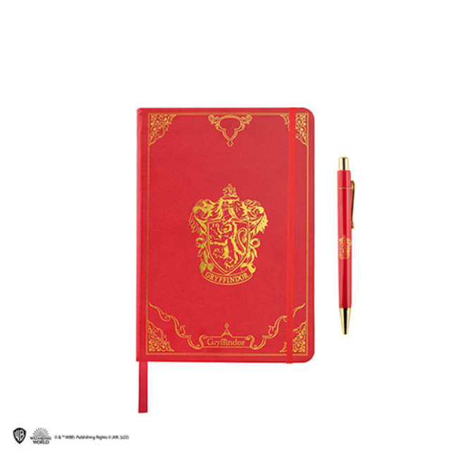 Carnet deluxe et stylo Gryffondor - Harry Potter