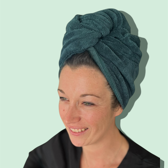 Serviette à cheveux éponge Oeko-Tex standard 100