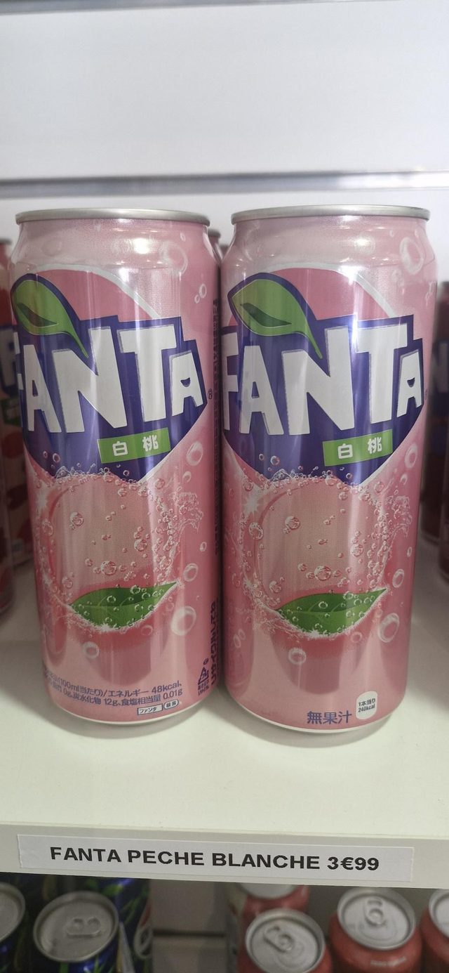 Fanta Pêche blanche 