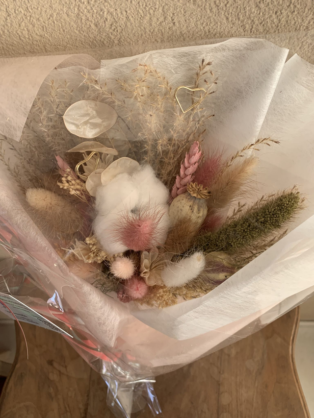 Bouquet de fleurs séchées