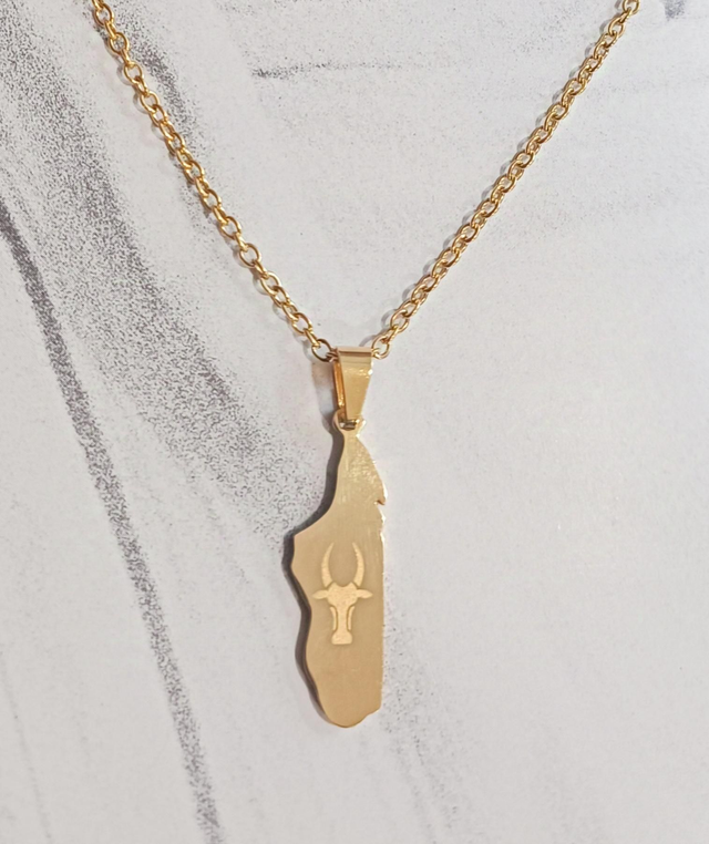 Collier carte Madagascar barea 