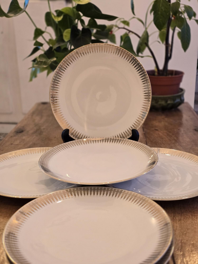 Assiettes plates Bavaria 