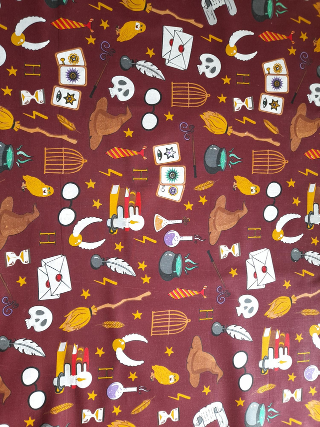 Coton imprimé Magie (50cm)