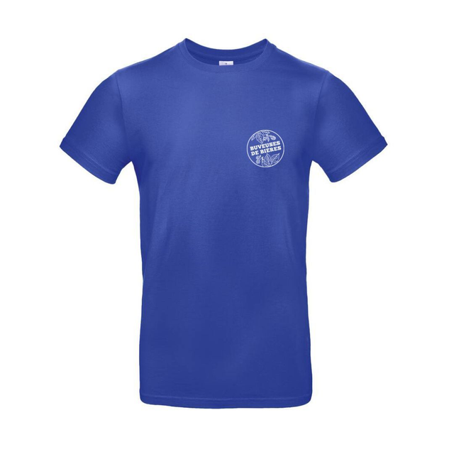 Tee-shirt Bleu droit