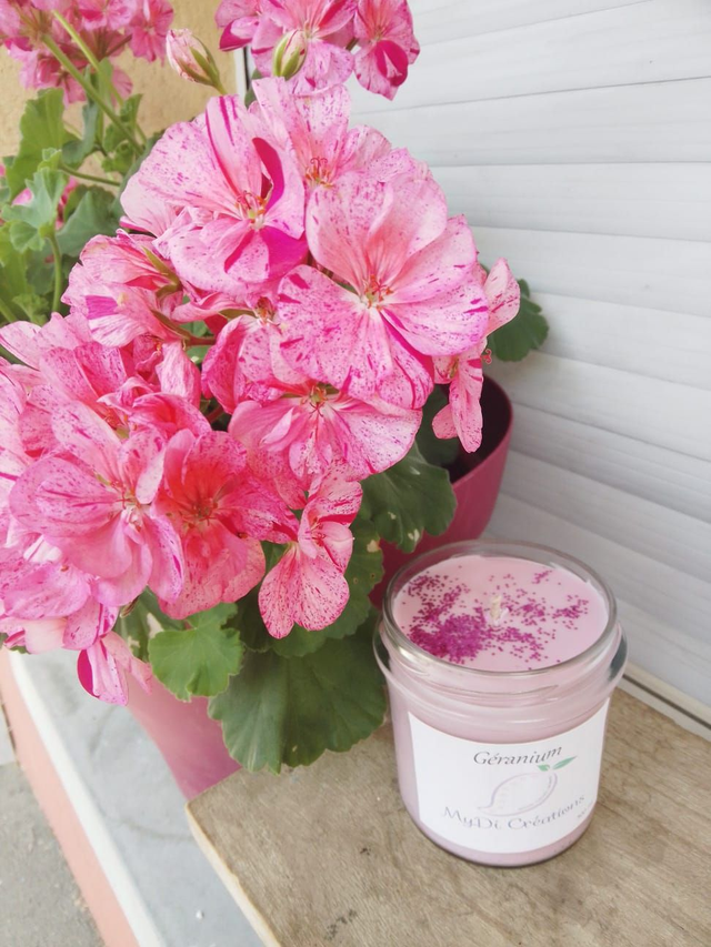 Bougie 300ml, pot de confiture en verre,  parfums au choix