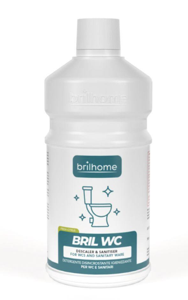 BRIL WC - Détergent détartrant concentré à action blanchissante Fresh Citrus 750 ml 