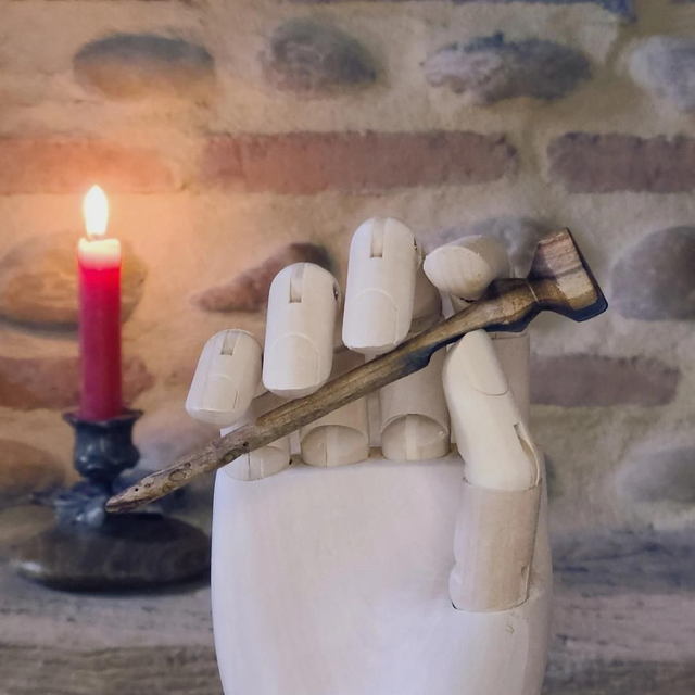 Pic à cheveux &quot;lune&quot;