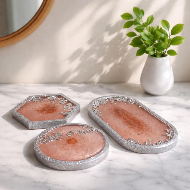 Ensemble  de 3 plateaux design - Collection Nectar 