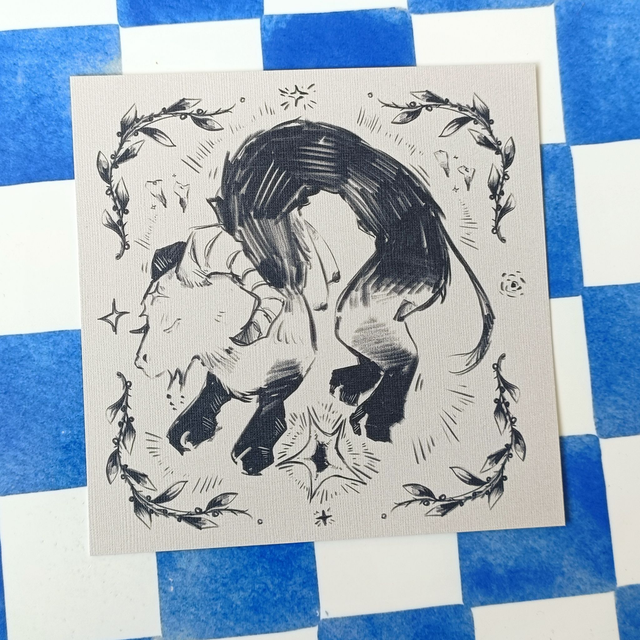 unseen - square print