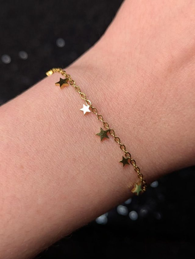 Bracelet breloque étoiles