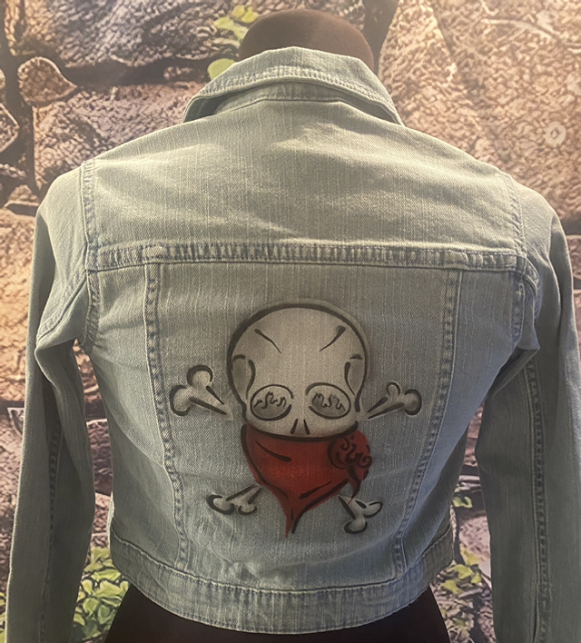 Jeans Jacke PIRATE KIDS !!UNIKAT!!