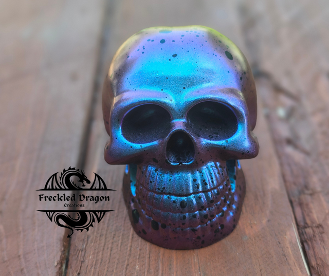 Skull - Purple Chameleon