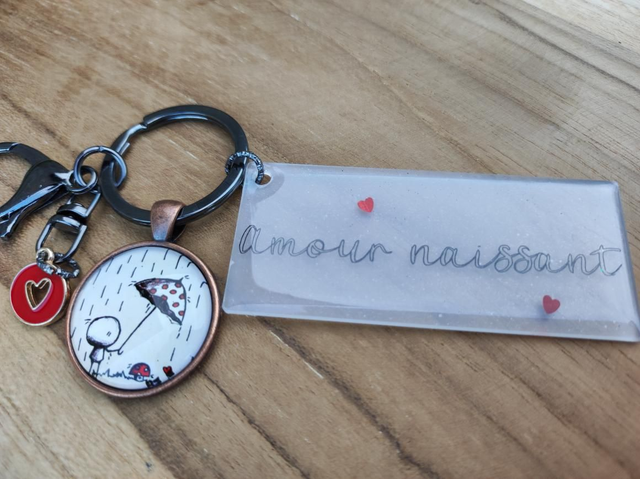 Porte Clés &#039;Love Keys&#039;