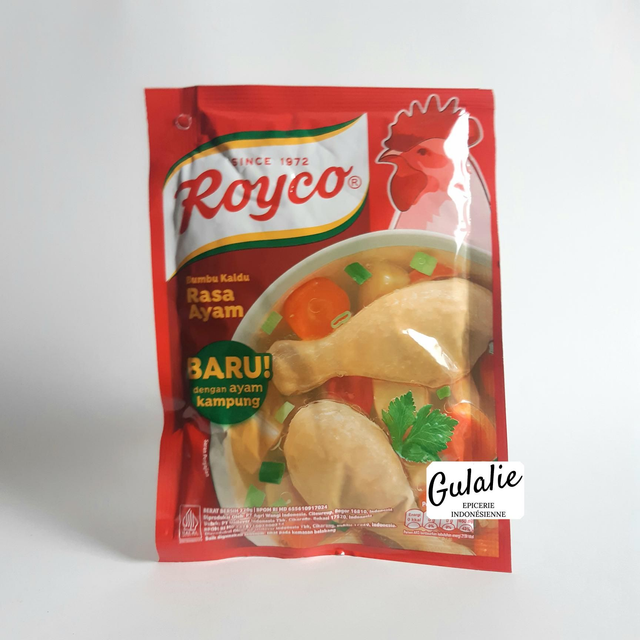 ROYCO Kaldu Rasa Ayam Kampung 220 gr - Bouillon de poulet en poudre