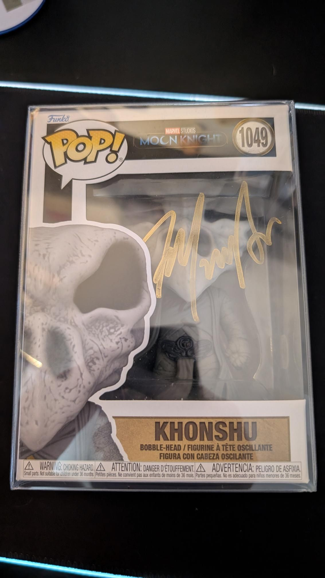 Funko Pop Marvel Moon Knight Khonshu 1049 Signed by F Murray Abraham with SWAU Authentication 