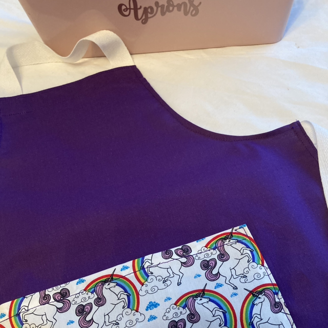 Child’s Apron (Unicorns)
