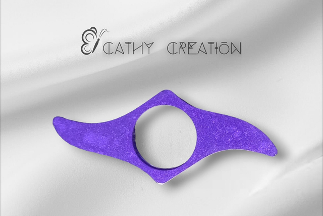 Bague de lecture violette 