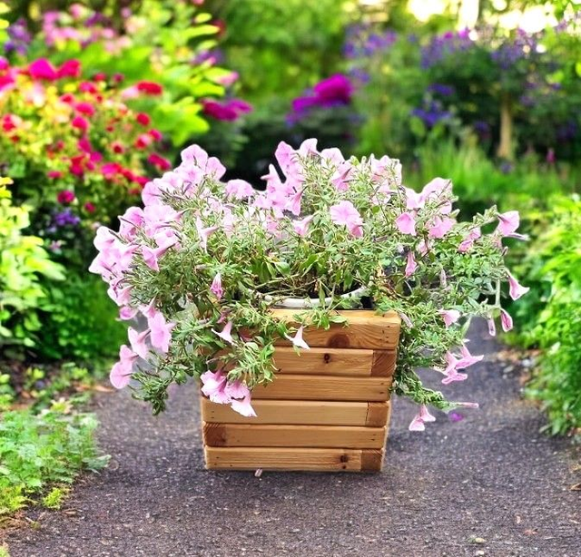 Drewniana donica Selene 30cm