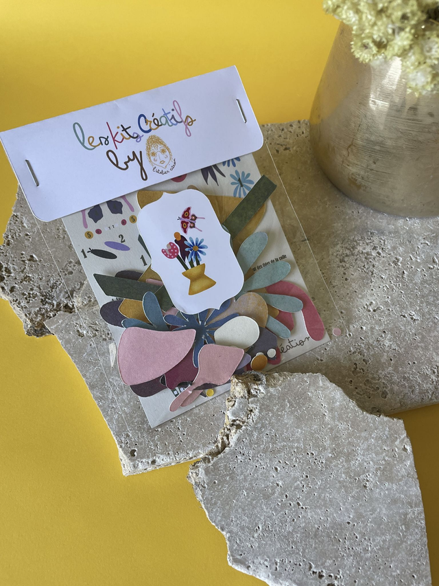 Les Kits créatifs - Fleurs et papillon