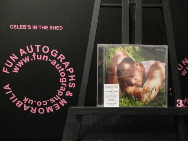 Sam Smith - 'Love Goes' Authentic Autographed Album Cover (3)