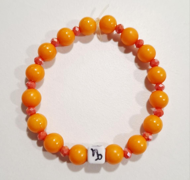 Capricorn zodiac beaded bracelet 