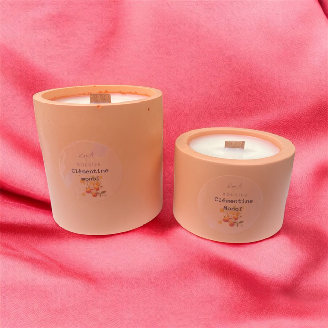 Bougie Parfumée Clémentine-Monoï - Evasion exotique