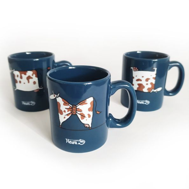Mini Mug x3 Heula // fond bleu
