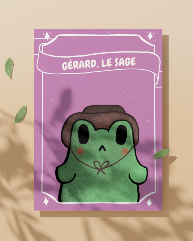 Gérard, le sage | Illustration A6