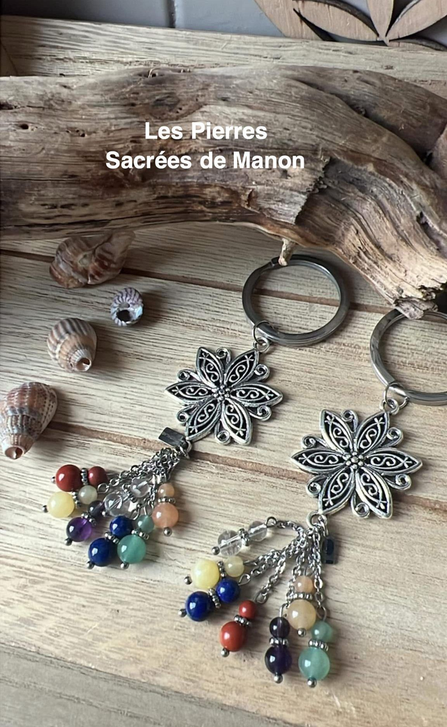 Porte-clés 7 chakras