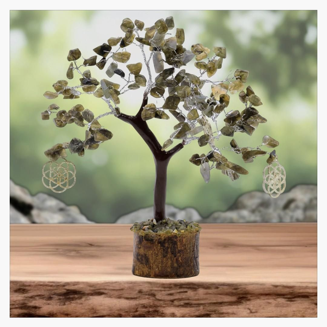 "Labradorite Graine de vie" - Arbre du bonheur 160 pcs