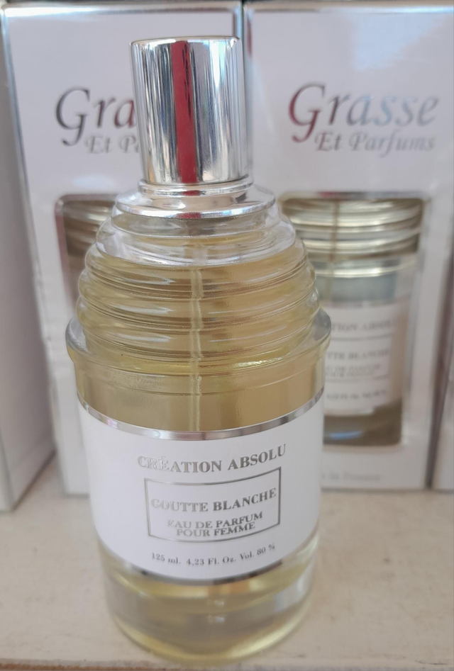 Goutte blanche création absolu Grasse