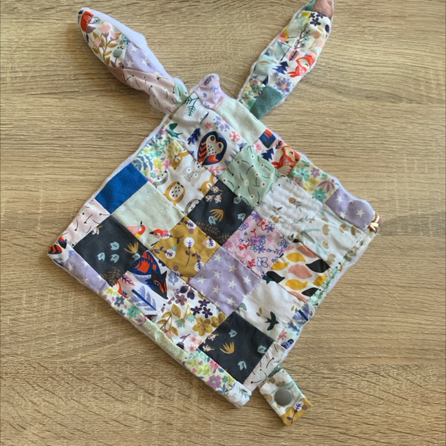 Doudou plat lapin