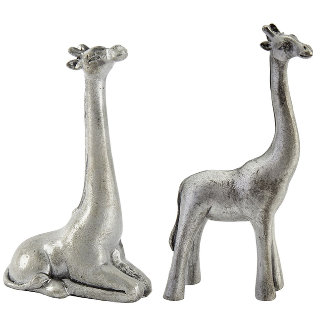 Giraffe Design Pewter Ring Holder Ornament
