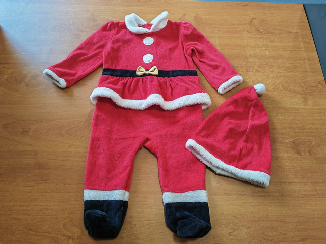 Pyjama Noël + bonnet 2 ans