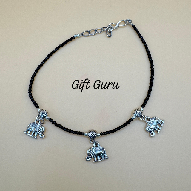 Anklet - Elephant charms