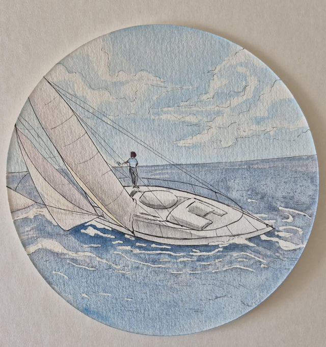 Ink24#29 Navigateur - Aquarelle