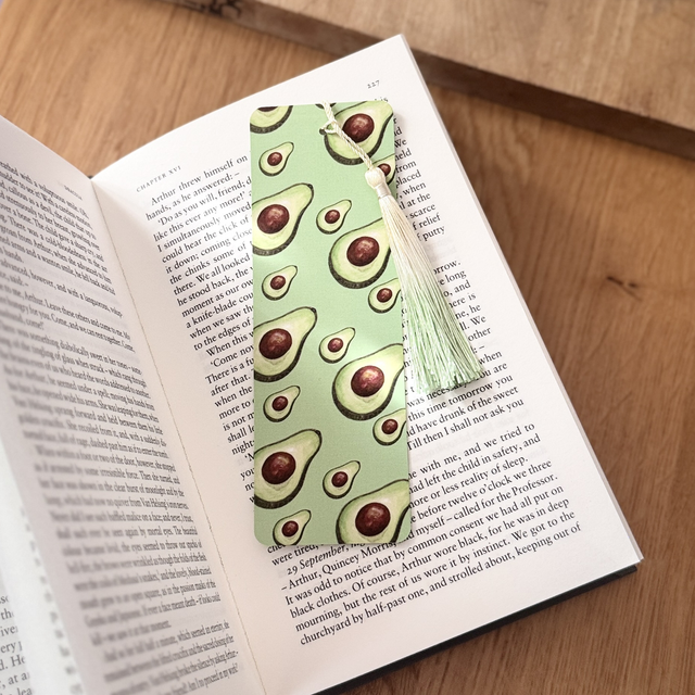 Marque-page &quot;Smoothie&quot; cartonné Avocats