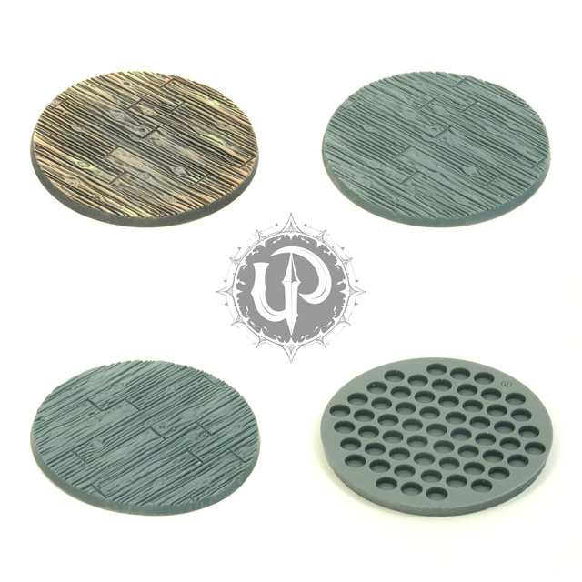 60mm Hardwood themed base