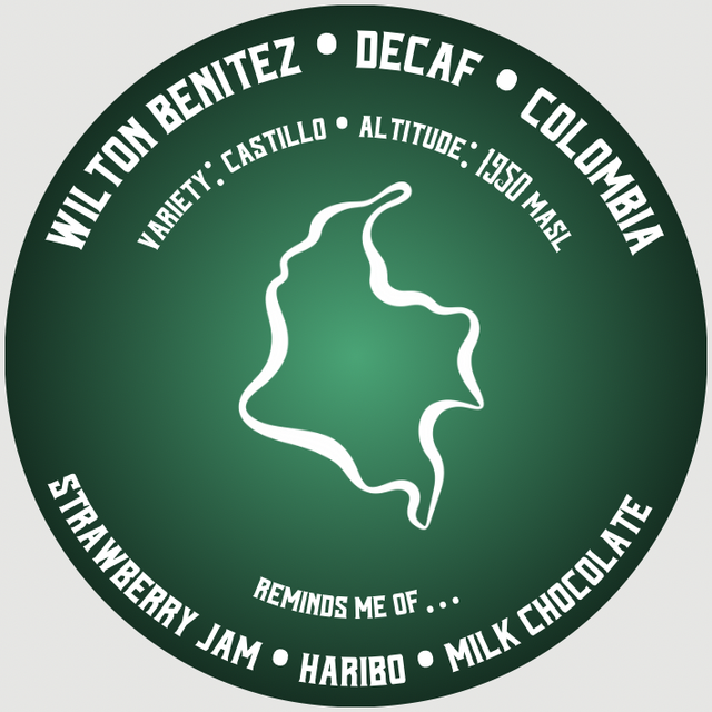 Wilton Benitez | Decaf | Colombia | Experimental Process