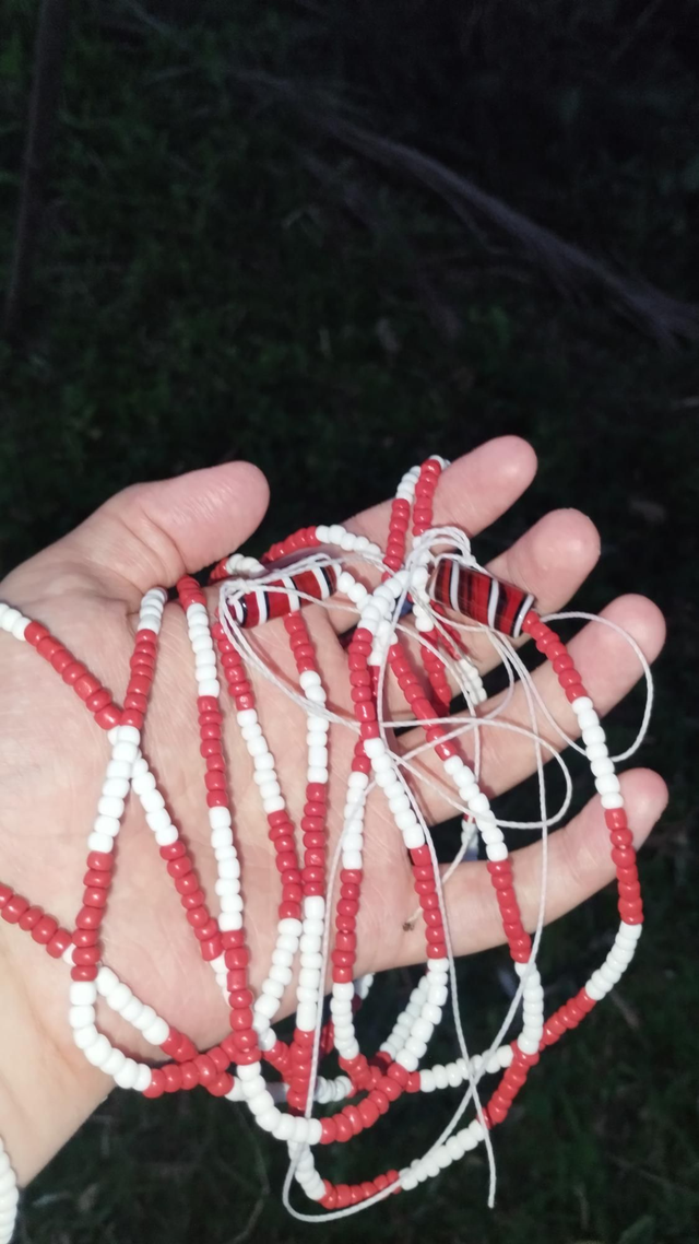 Guia Malandragem Vermelho e Branco ( Personalizada )