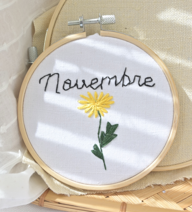 Fleur de naissance de Novembre 